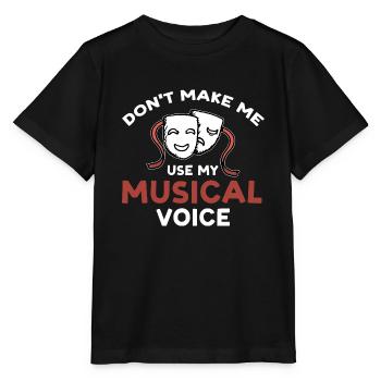 Theater Broadway-Musical Geschenk - Stanley/Stella Kinder T-Shirt MINI CREATOR  - Schwarz - Vorne - Mikhail (115cm)