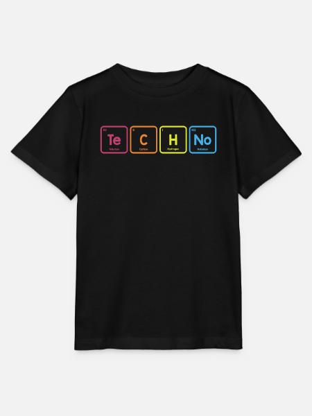 Techno-Elemente - Stanley/Stella Kinder T-Shirt MINI CREATOR - Schwarz