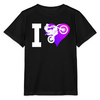 Dirt Biker Dirt Bike Motocross Dirt Bike Men - Stanley/Stella MINI CREATOR Kids’ T-Shirt - black - Front - Mikhail (115cm)