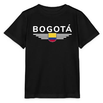 Bogotá Design – La Cité des Andes - T-shirt bio MINI CREATOR Stanley/Stella Enfant - noir - Devant - Mikhail (115cm)
