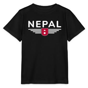 Nepal Design – Himalaya Abenteuer - Stanley/Stella Kinder T-Shirt MINI CREATOR  - Schwarz - Vorne - Mikhail (115cm)