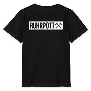 Ruhrpott - Ruhr Pott - Zeche - Zollverein - NRW - Stanley/Stella Kinder T-Shirt MINI CREATOR  - Schwarz - Vorne - Mikhail (115cm)