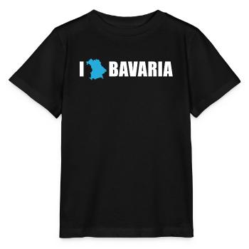 J’adore la Bavière Bayern - T-shirt bio MINI CREATOR Stanley/Stella Enfant - noir - Devant - Mikhail (115cm)