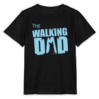 German Shepherd The Walking Dad Gassi Gift Idea - Stanley/Stella MINI CREATOR Kids’ T-Shirt - black - Front - Mikhail (115cm)
