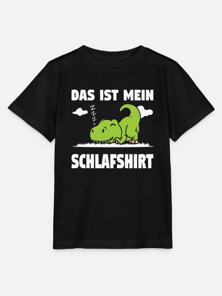 Schlafshirt T-Rex Pyjama Geschenk - Stanley/Stella Kinder T-Shirt MINI CREATOR  - Schwarz