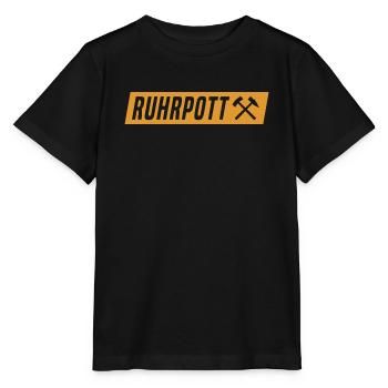 Ruhrpott - Ruhr Pott - Zeche - Zollverein - NRW - Stanley/Stella Kinder T-Shirt MINI CREATOR  - Schwarz - Vorne - Mikhail (115cm)