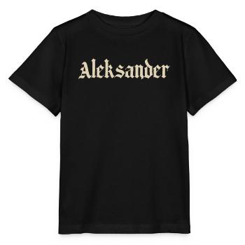 Fontaine gothique Aleksander - T-shirt bio MINI CREATOR Stanley/Stella Enfant - noir - Devant - Mikhail (115cm)