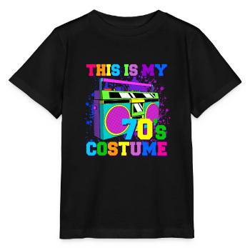 c’est mon cadeau de costume des années 70 des années 70 - T-shirt bio MINI CREATOR Stanley/Stella Enfant - noir - Devant - Mikhail (115cm)