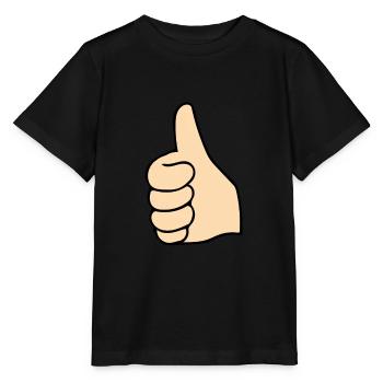 Thumbs up - Stanley/Stella MINI CREATOR Kids’ T-Shirt - black - Front - Mikhail (115cm)