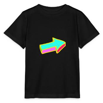 Pfeil - Stanley/Stella Kinder T-Shirt MINI CREATOR  - Schwarz - Vorne - Mikhail (115cm)