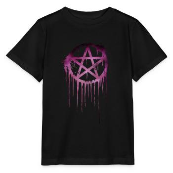 Pentagram Splash 2 - T-shirt bio MINI CREATOR Stanley/Stella Enfant - noir - Devant - Mikhail (115cm)