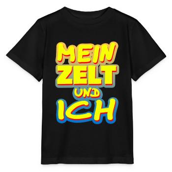 Mein Zelt - Stanley/Stella Kinder T-Shirt MINI CREATOR  - Schwarz - Vorne - Mikhail (115cm)