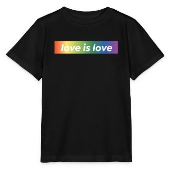 LOVE IS LOVE - T-shirt bio MINI CREATOR Stanley/Stella Enfant - noir - Devant - Mikhail (115cm)