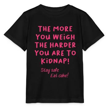 Drôle de T-shirt disant avec des calories - T-shirt bio MINI CREATOR Stanley/Stella Enfant - noir - Devant - Mikhail (115cm)