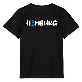 Hamburg Anchor Fan City Hanseatic City Harbor Vector - Stanley/Stella MINI CREATOR Kids’ T-Shirt - black - Front - Mikhail (115cm)