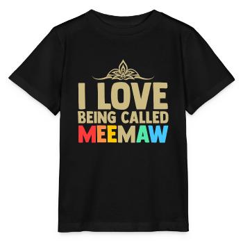Omi Omi Familie Geschenk - Stanley/Stella Kinder T-Shirt MINI CREATOR  - Schwarz - Vorne - Mikhail (115cm)