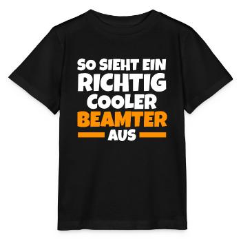 Beamter Beamte Staatsdiener Geschenk - Stanley/Stella Kinder T-Shirt MINI CREATOR  - Schwarz - Vorne - Mikhail (115cm)