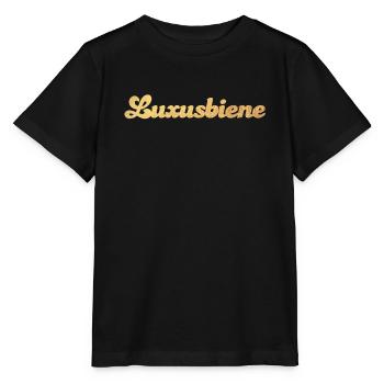 Devis exclusif de luxe Bee Gold Princess Deluxe - T-shirt bio MINI CREATOR Stanley/Stella Enfant - noir - Devant - Mikhail (115cm)