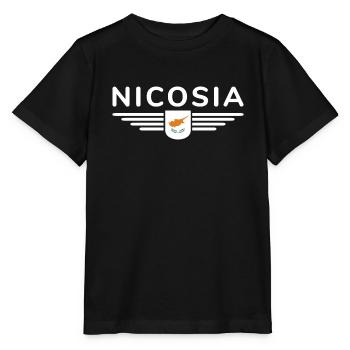 Nicosia Design – Capitale de Chypre - T-shirt bio MINI CREATOR Stanley/Stella Enfant - noir - Devant - Mikhail (115cm)
