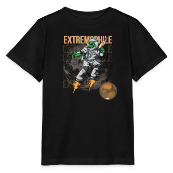 Space Explorer Alien Grafikdesign - Stanley/Stella Kinder T-Shirt MINI CREATOR  - Schwarz - Vorne - Mikhail (115cm)