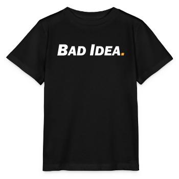 Mauvaise idée - T-shirt bio MINI CREATOR Stanley/Stella Enfant - noir - Devant - Mikhail (115cm)