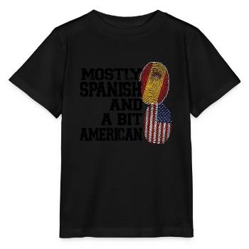 Spanisch Spanien Spanische Wurzeln Geschenk - Stanley/Stella Kinder T-Shirt MINI CREATOR  - Schwarz - Vorne - Mikhail (115cm)