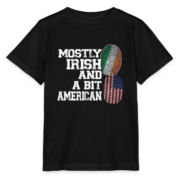Irland Irisch Irische Wurzeln Geschenk - Stanley/Stella Kinder T-Shirt MINI CREATOR  - Schwarz - Vorne - Mikhail (115cm)