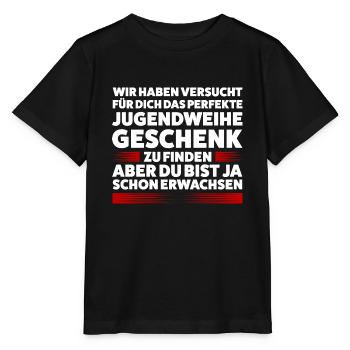 Jugendweihe Jugend Konfirmation Geschenk - Stanley/Stella Kinder T-Shirt MINI CREATOR  - Schwarz - Vorne - Mikhail (115cm)