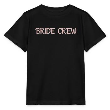 Bride Crew Hochzeitsparty Braut Crew - Stanley/Stella Kinder T-Shirt MINI CREATOR  - Schwarz - Vorne - Mikhail (115cm)