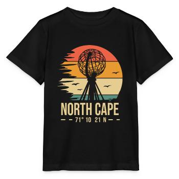 North cape north nordkap - Stanley/Stella MINI CREATOR Kids’ T-Shirt - black - Front - Mikhail (115cm)