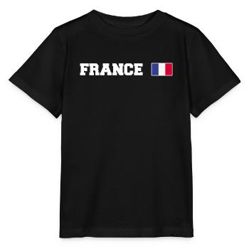 Frankreich Fan - Stanley/Stella Kinder T-Shirt MINI CREATOR  - Schwarz - Vorne - Mikhail (115cm)
