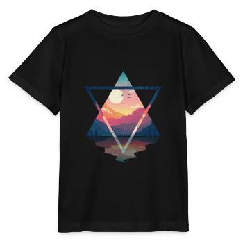 Erkunden Sie den Gipfel - Stanley/Stella Kinder T-Shirt MINI CREATOR  - Schwarz - Vorne - Mikhail (115cm)