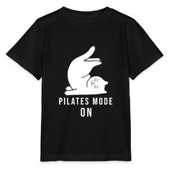 Pilates Modus Ein - Stanley/Stella Kinder T-Shirt MINI CREATOR  - Schwarz - Vorne - Mikhail (115cm)
