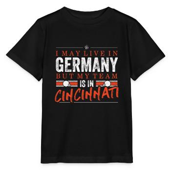 Cincinnati Football Fans Allemagne - T-shirt bio MINI CREATOR Stanley/Stella Enfant - noir - Devant - Mikhail (115cm)
