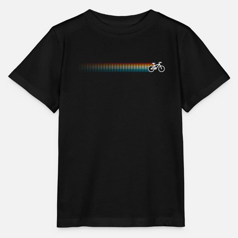 Retro Bicycle - Stanley/Stella MINI CREATOR Kids’ T-Shirt - black