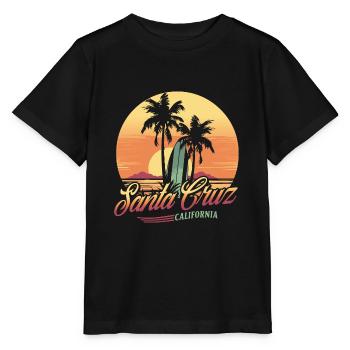 Santa Cruz, California - Stanley/Stella MINI CREATOR Kids’ T-Shirt - black - Front - Mikhail (115cm)
