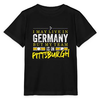 Pittsburgh Football Fans Allemagne - T-shirt bio MINI CREATOR Stanley/Stella Enfant - noir - Devant - Mikhail (115cm)
