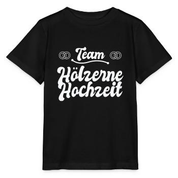 5. Hochzeitstag Ehe 5 Jahre Ehe Geschenk - Stanley/Stella Kinder T-Shirt MINI CREATOR  - Schwarz - Vorne - Mikhail (115cm)
