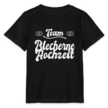 8. Hochzeitstag Ehe 8 Jahre Ehe Geschenk - Stanley/Stella Kinder T-Shirt MINI CREATOR  - Schwarz - Vorne - Mikhail (115cm)