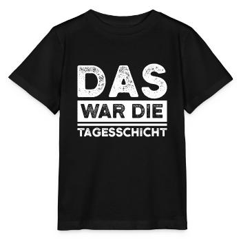 Schicht Arbeit Schichtarbeiter Geschenk - Stanley/Stella Kinder T-Shirt MINI CREATOR  - Schwarz - Vorne - Mikhail (115cm)
