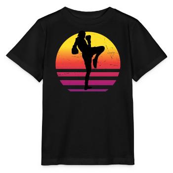 Femmes Boxeur Thaï Boxe Thaï Boxe Thaï Muay Thai - T-shirt bio MINI CREATOR Stanley/Stella Enfant - noir - Devant - Mikhail (115cm)