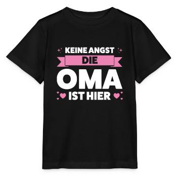 Oma Großmutter Großmütter Geschenk - Stanley/Stella Kinder T-Shirt MINI CREATOR  - Schwarz - Vorne - Mikhail (115cm)