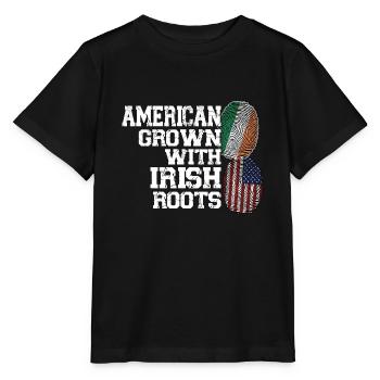 Irland Irisch Irische Wurzeln Geschenk - Stanley/Stella Kinder T-Shirt MINI CREATOR  - Schwarz - Vorne - Mikhail (115cm)