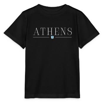 Ich liebe Athen - Stanley/Stella Kinder T-Shirt MINI CREATOR  - Schwarz - Vorne - Mikhail (115cm)