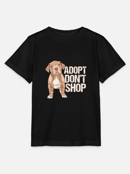 Hunde Adoptieren statt kaufen - Tierschützer - Stanley/Stella Kinder T-Shirt MINI CREATOR - Schwarz