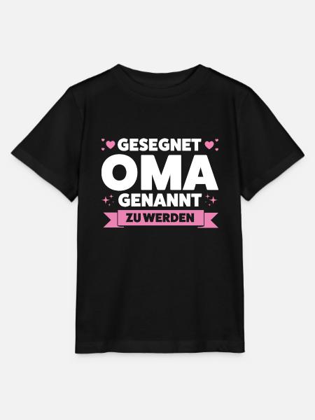 Oma Großmutter Omi Geschenk - Stanley/Stella Kinder T-Shirt MINI CREATOR - Schwarz