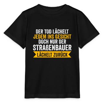 Straßenbauer Job Straßenbau Geschenk - Stanley/Stella Kinder T-Shirt MINI CREATOR  - Schwarz - Vorne - Mikhail (115cm)