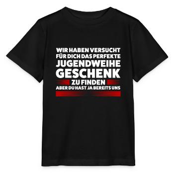 Jugendweihe Jugend Konfirmation Geschenk - Stanley/Stella Kinder T-Shirt MINI CREATOR  - Schwarz - Vorne - Mikhail (115cm)