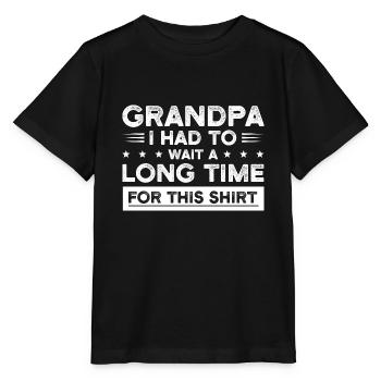 Großvater Großvater Großvater Geschenk - Stanley/Stella Kinder T-Shirt MINI CREATOR  - Schwarz - Vorne - Mikhail (115cm)