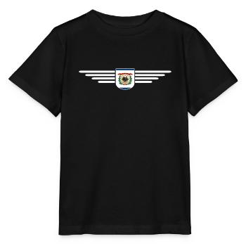 West Virginia Fan Shirt – Natur & Stolz - Stanley/Stella Kinder T-Shirt MINI CREATOR  - Schwarz - Vorne - Mikhail (115cm)